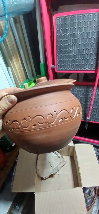 Глиняний посуд. ‼️ Горщик для страв у печі.