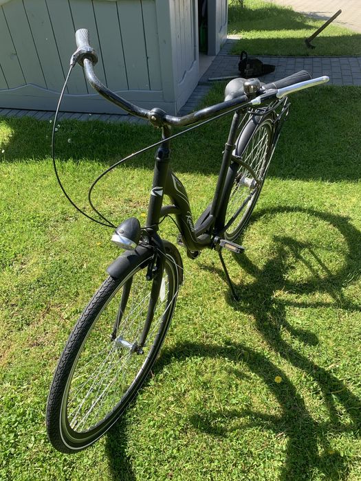 Rower miejski Kands czarny mat 28”