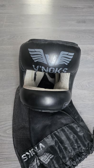 Боксерський шолом V`Noks з бампером Boxing Machine
