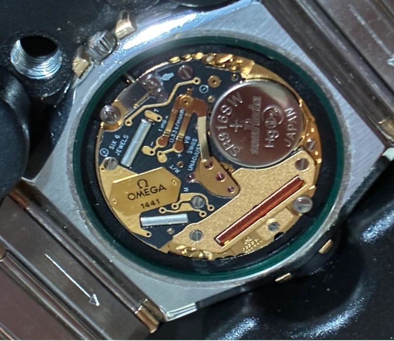 Relógio Omega Constellation Homem Ouro 18K/aço.TOTALMENTE POLIDO 26/07/2026(300 euros)
