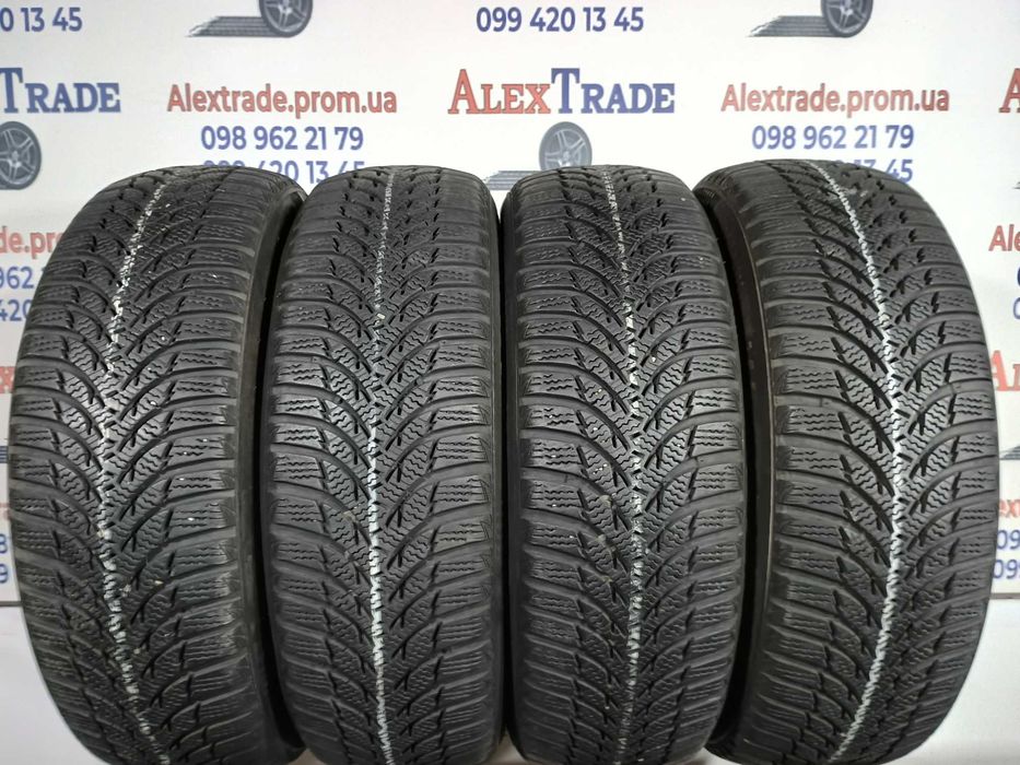 4 шт. 195/60 R16 Kumho WinterCraft WP51 зимові шини б/у, протектор 7,5 мм