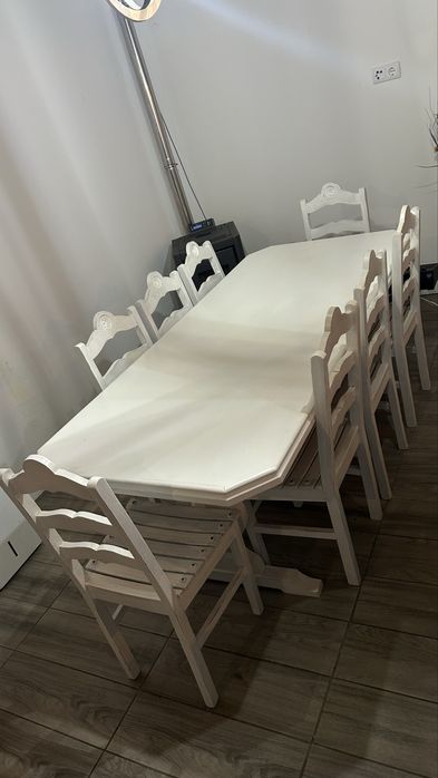 Vendo Mesa de Madeira 8 Lugares