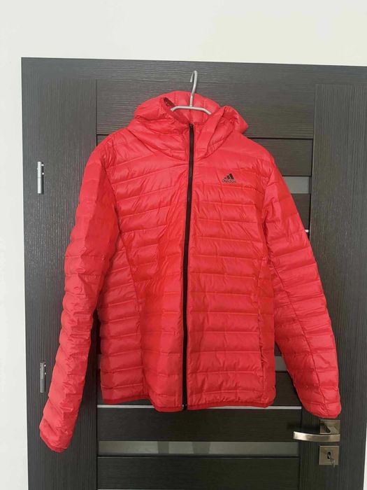 Kurtka Adidas Varilite roz. L Czerwona Stan bardzo dobry Wymiary opis