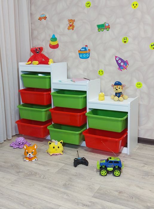 ‼️Для ІГРАШОК ‼️ Стелаж комод для іграшок , органайзер  Монтессорі