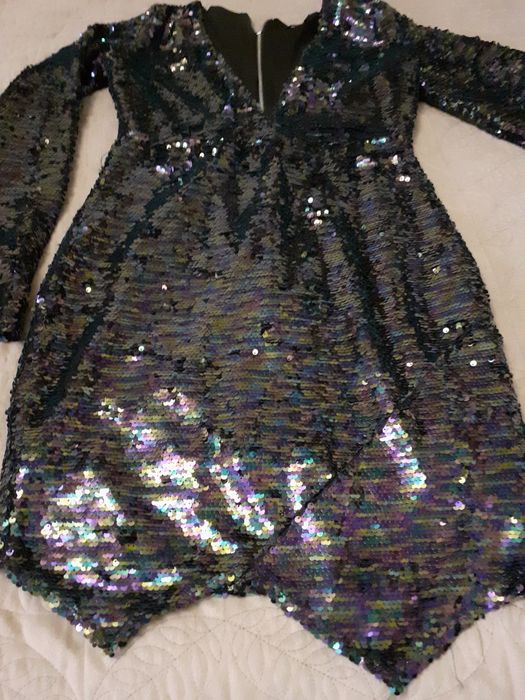 Sukienka cekiny Asos 34/36
