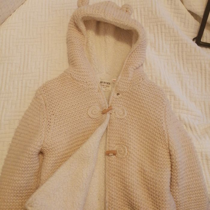 Casaco com pelo interior Zara