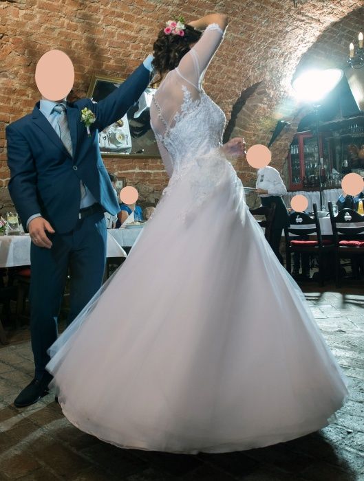 Suknia ślubna rozmiar 38, biała