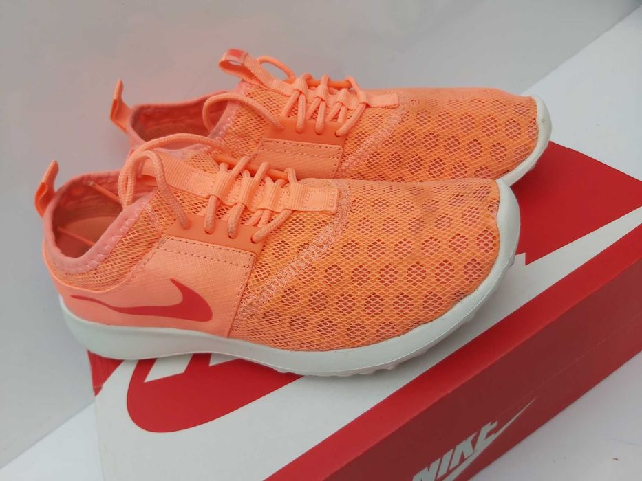 Sportowe sneakersy NIKE AIR MAX thea 37.5 pomarańczowe