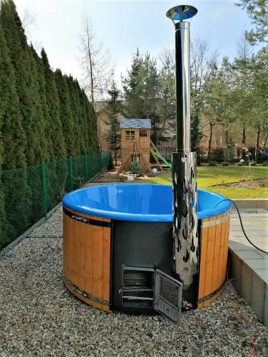 Nowa powystawowa balia ogrodowa z piecem zintegrowanym