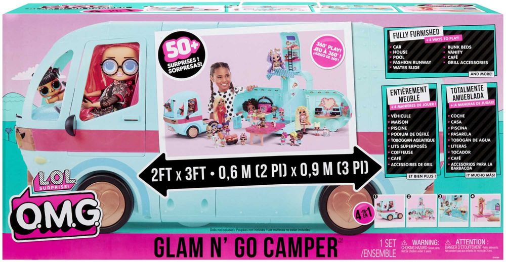 Гламурний кемпер лол Автобус LOL Surprise OMG Glam N' Go Camper 502500