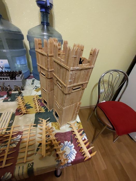 Дерев'яні макети веж оборонних башень