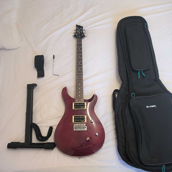 Продам електрогітару Harley Benton CST24-T Deluxe Cherry Black Flame
