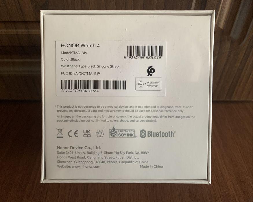 Honor Watch 4 Black + защитный чехол