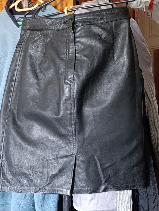 Майка футболка женская/кож.юбка