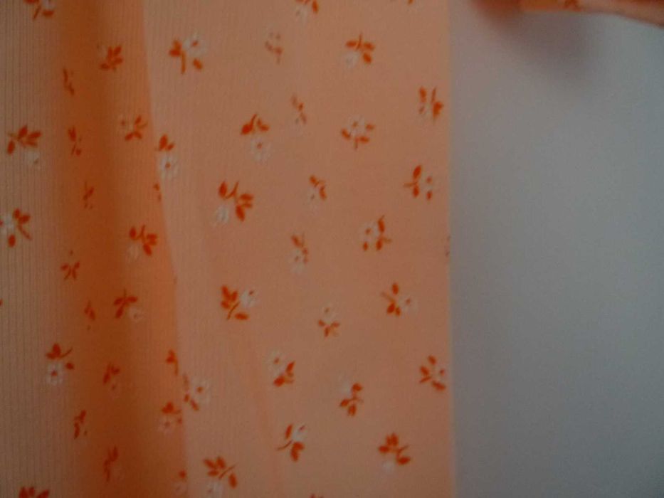 Nowa Koza 44/XXL Pomarańczowa w kwiatki koszula nocna bawełna