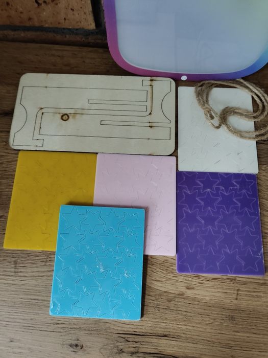 Drewniany słoik motywacyjny nagrody dla dzieci z gwiazdkami