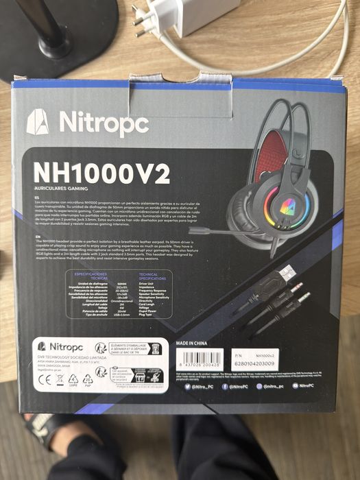 Headset NitroPc novo