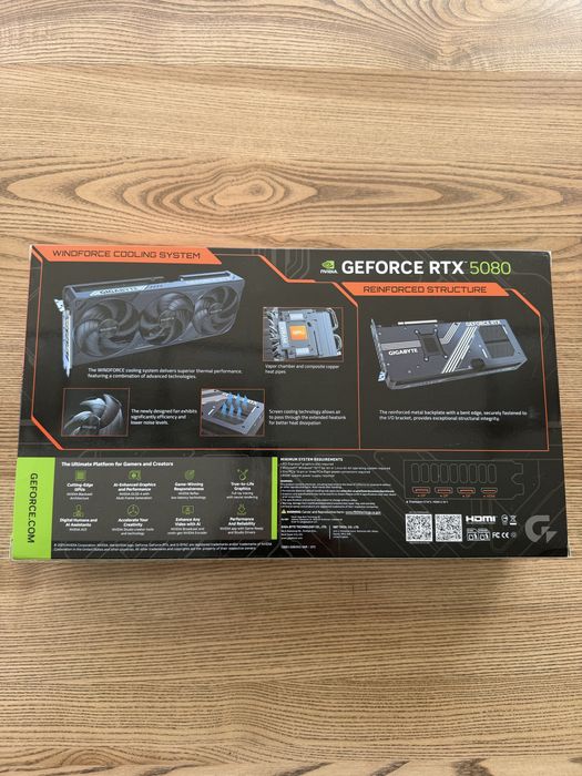 Karta graficzna gigabyte Geforce rtx 5080 nowa!