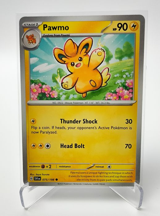 Pawmo 075/198 karta pokemon Scarlet & Violet