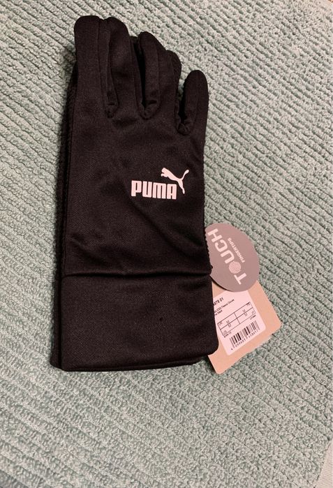 Рукавички Puma Touch Оригінал M/L чорні флісові унісекс