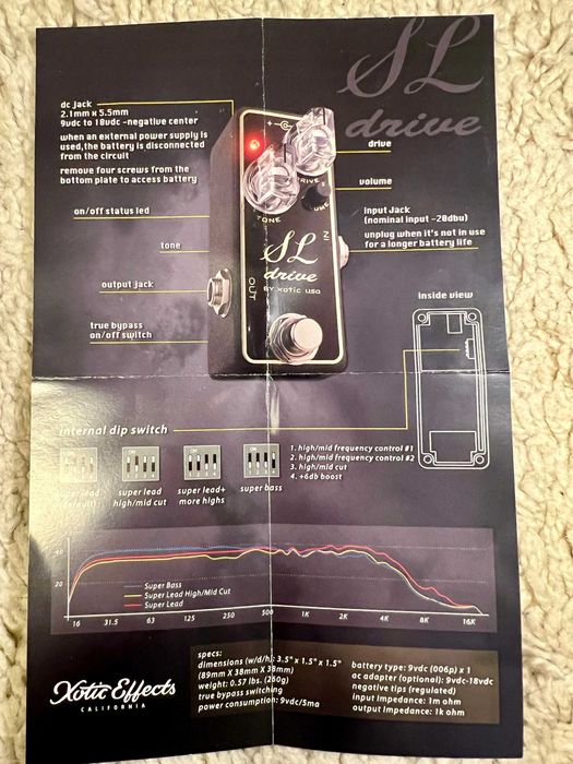 Xotic - SL Drive - chrome - limited edition