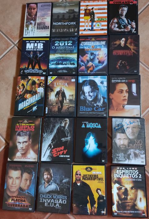 Diversos filmes em DVD