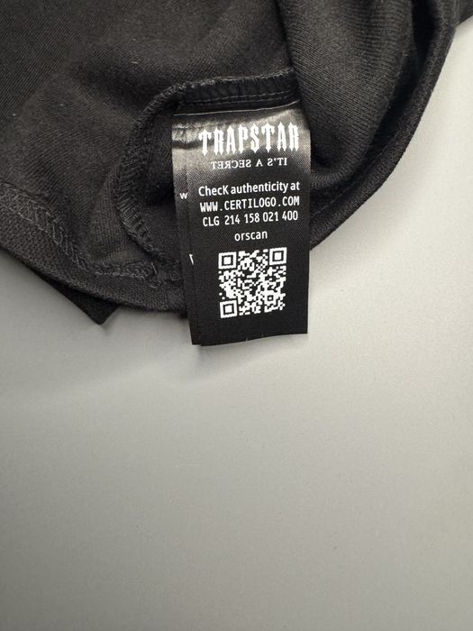 РОЗПРОДАЖ Футболка trapstar it’s a secret чорна