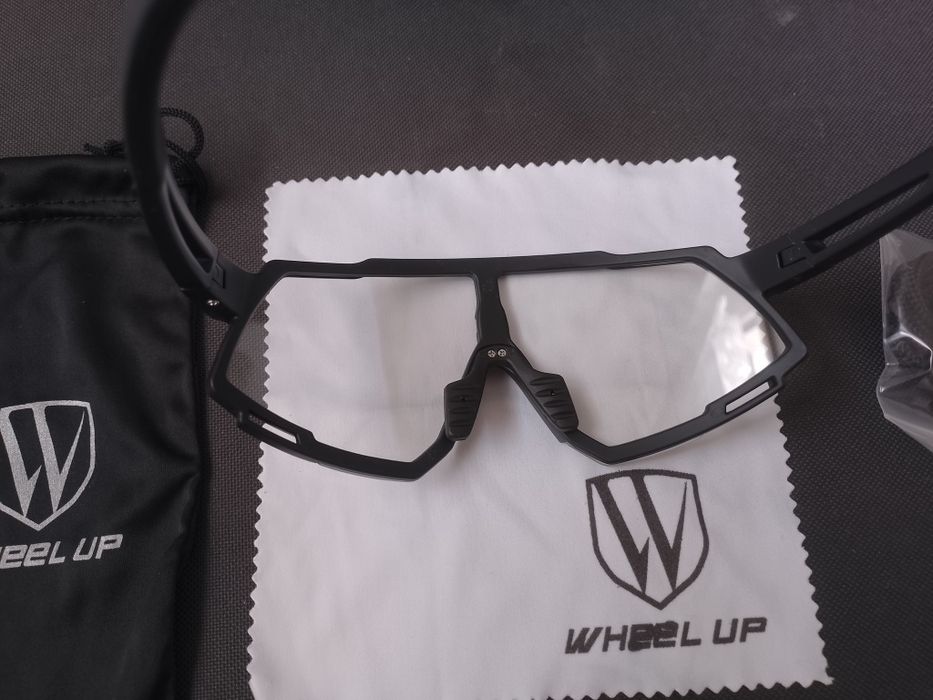 Okulary rowerowe fotochromowe, szerokie okulary sportowe