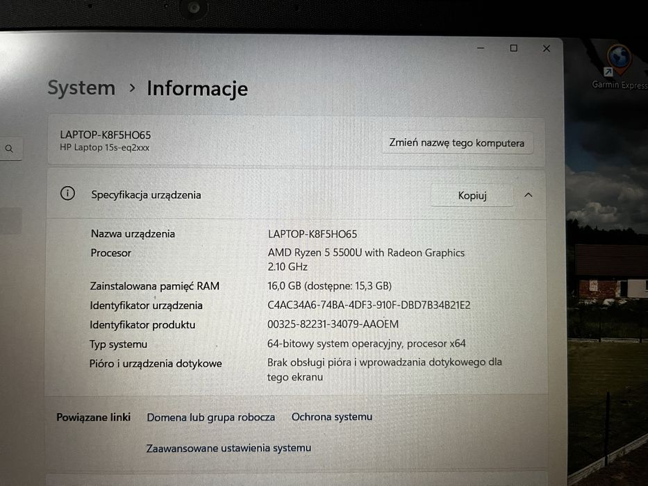 Solidny i malo uzywany Komputer hp