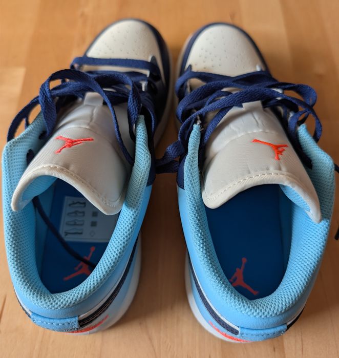 Buty Air Jordan 1 Low (GS) Granatowo-Niebieskie. NOWE!!! Paragon.