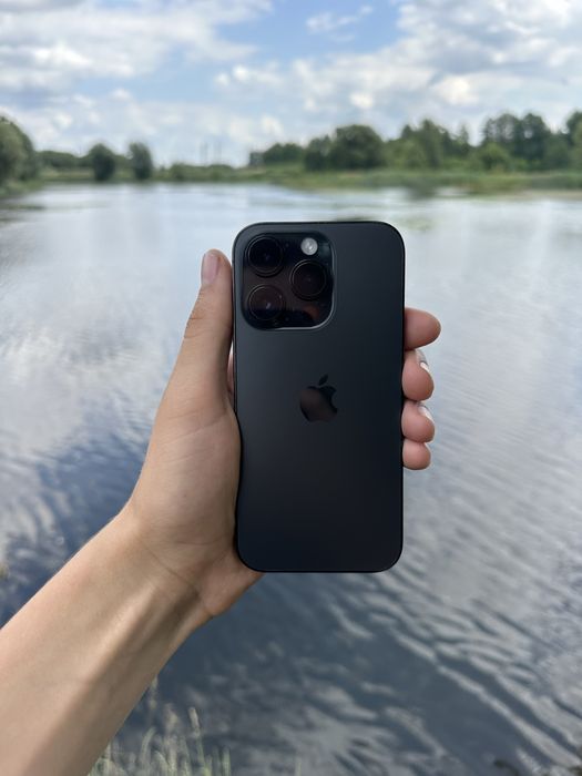 З гарантією iphone 14pro 128gb black neverlock 100%акумулятор esim