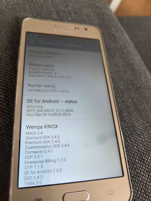 Samsung Galaxy  SM-G531 F