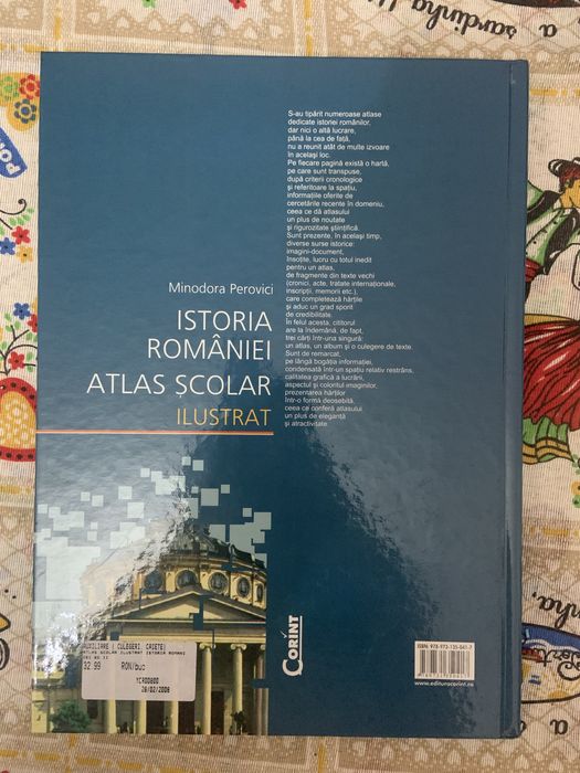 ISTORIA româniei atlas scolar ilustrat- Minodora Perovici