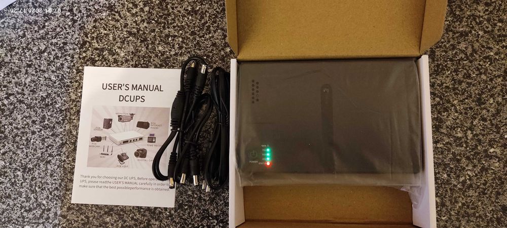 Бесперебойник - повербанк (UPS) для WI-Fi роутера работы.