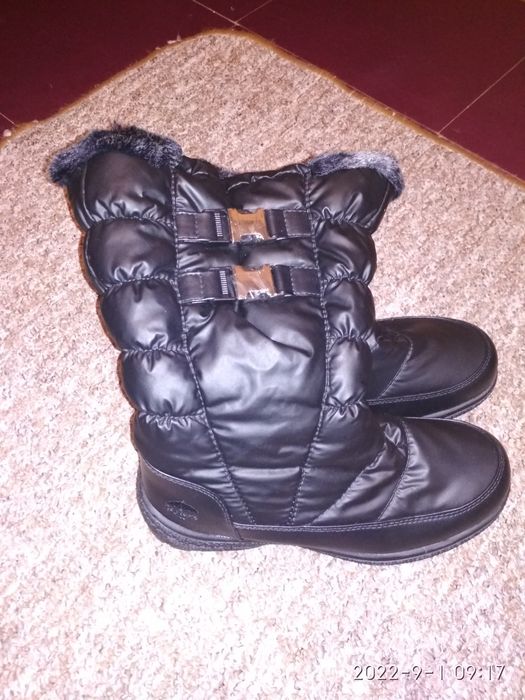 Сапоги женские , новые  ,изготовлены из кожзам и плащевки 38 размер .