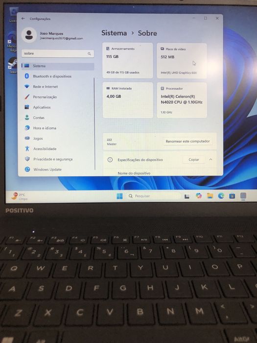 Computador portatil (ler descriçao)