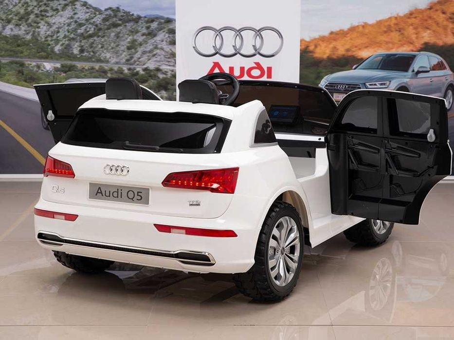 Auto samochód na akumulator AUDI Q5 dwuosobowe wyświetlacz LCD pojazd