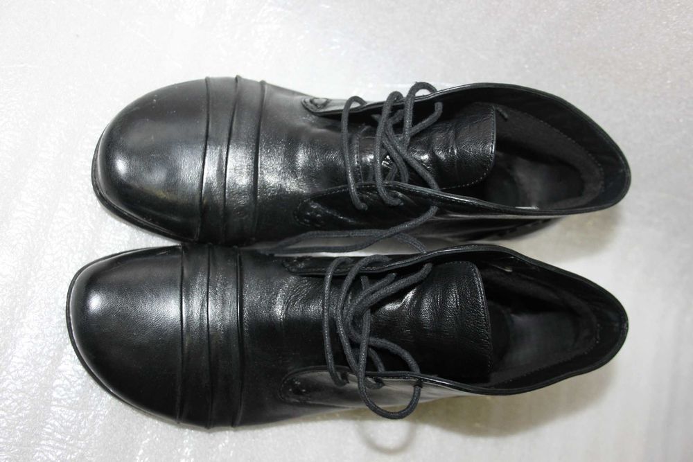 Ботинки женские из натуральной кожи размер 40 демисезонные