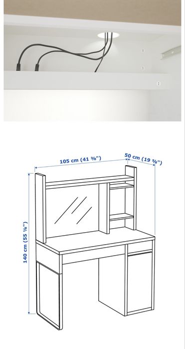 Secretaria micke 105x50cm