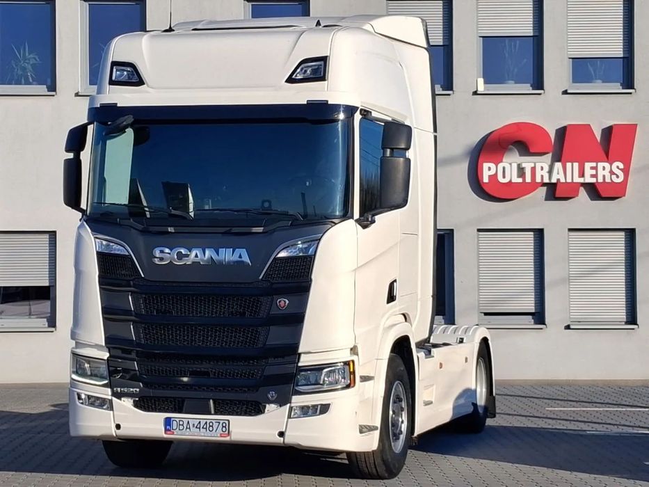 Scania R520, V8, Hydraulika jedno i dwu-obwodowa  V8, Hydraulika jedno i dwu-obwodowa, pełne spojlery