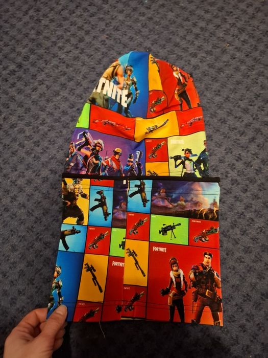 Komplet czapka+komin Fortnite