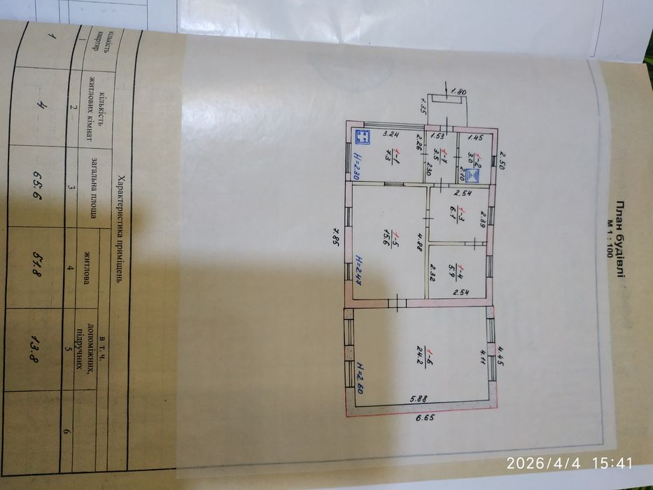 Продам будинок  неподалік від річки  с.Дінець.