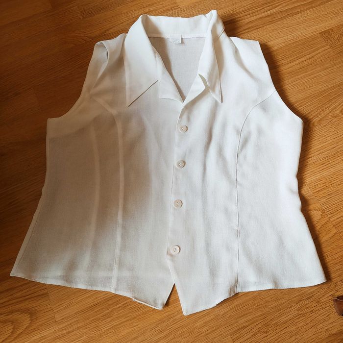 Bluzka biała cienka 44