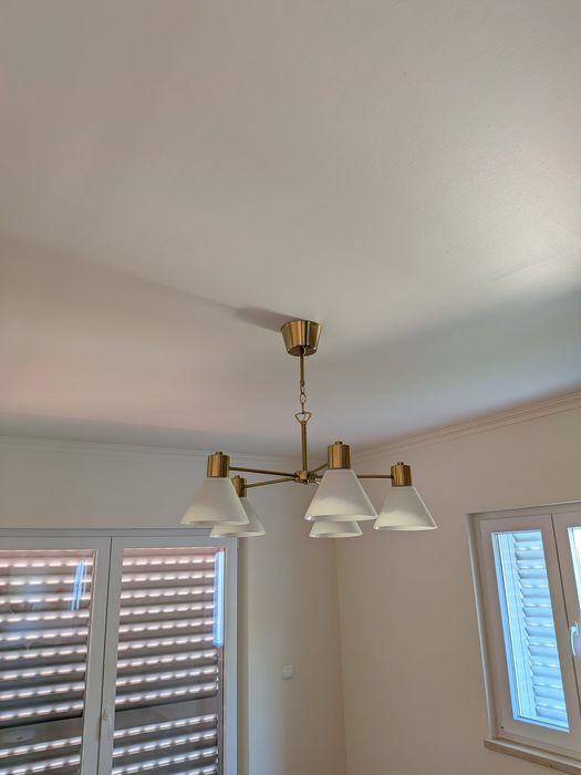 Candeeiros de teto IKEA e lâmpadas led