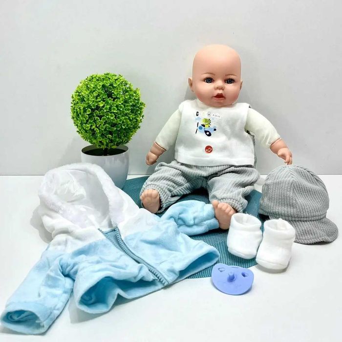 Пупс  Мій малюк м'яконабивний укр мова 42см 3 види (M 5919 I UA)