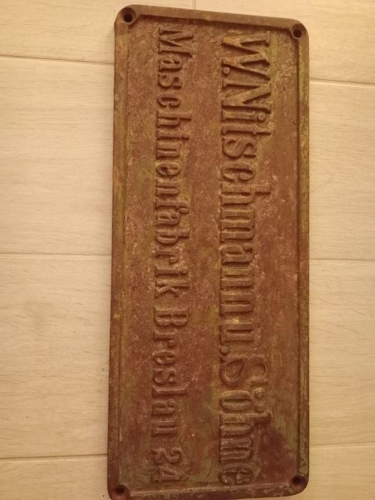 Szyld Tablica przedwojenna