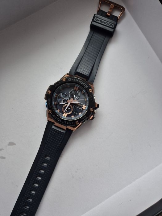 Zegarek Casio G-SHOCK GST-B100G-2AER G-Steel