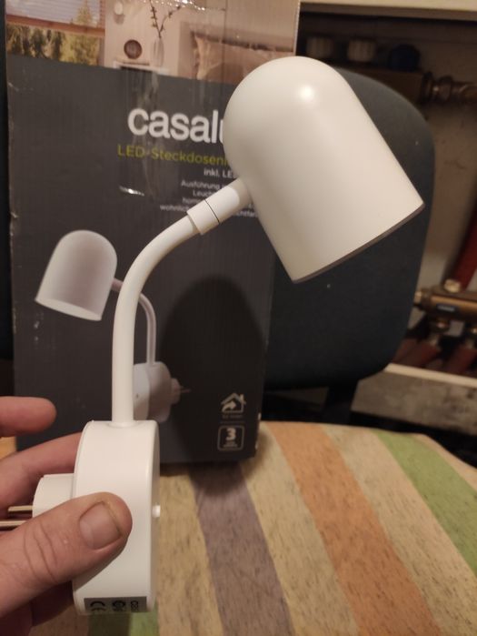 Lampa nocna LED do gniazda 230V , NOWE !!
