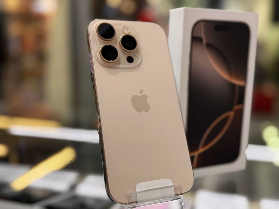 Apple iPhone 16 Pro 128 GB – Pustynny | JAK NOWY | Gwarancja | Raty 0%