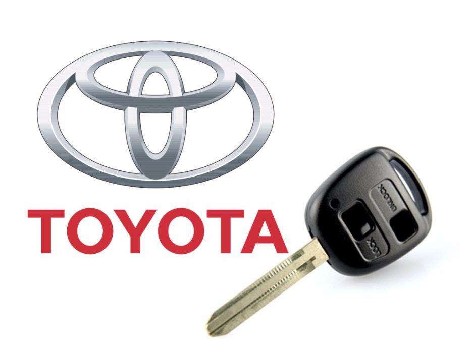 Chave Toyota Tapete borracha de 2 ou 3 botões